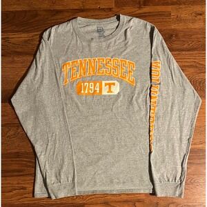 Proedge Tennessee Volunteers Long Sleeve T-Shirt Gray Mens Large UT Vols 1794